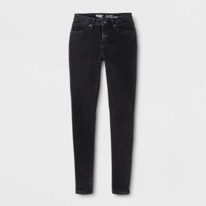 NEW! Mossimo Curvy Skinny Mid Rise Black Jeans